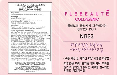 Image Of Carton (Flebeaute Collagenic Foundation Spf20 Nb23 Carton)